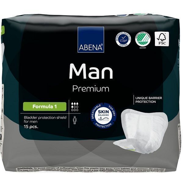 Image of Abena Man Formula 1 Premium 450ml Pk15 by Abena