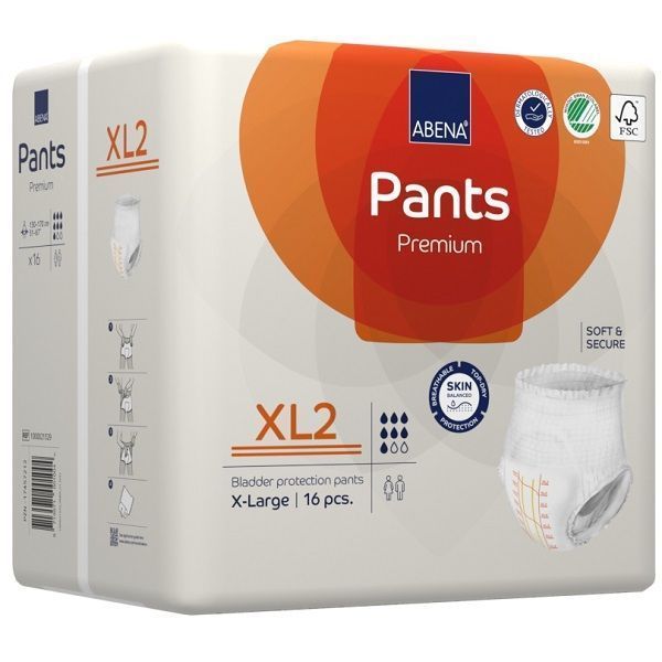 Image of Abena Pants Premium Extra Large 2 1900ML 130-170CM Pk16 by Abena