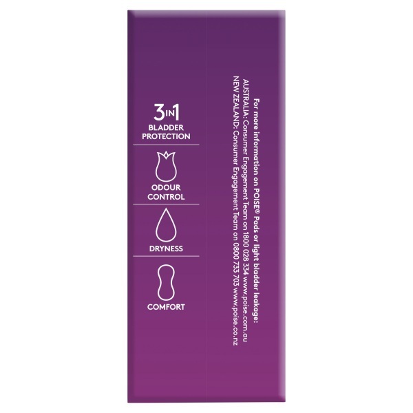 POISE PADS Super Absorbency 370ml pk 14 - Image 3