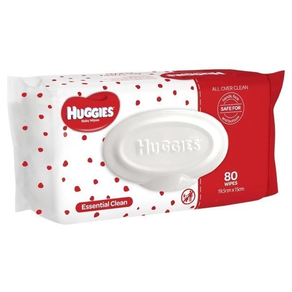 Huggies Huggies Baby Wipes Essentials Fragrance Free Pack 80 product image for SEO and accessibility
