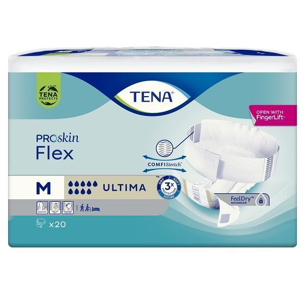 Image of Tena Proskin Flex Ultima 2320ml 75-100cm Medium Pk20 by Tena