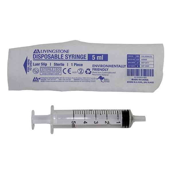 Image of Terumo Syringe Eccentric Luer Slip 5ml by Terumo