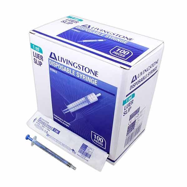 Image of Terumo Syringe 1ml Luer Slip Box 100 by Terumo