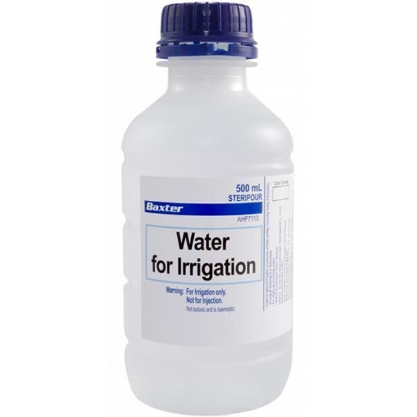 Baxter Health Products Water For Irrigation 500ml product image for SEO and accessibility