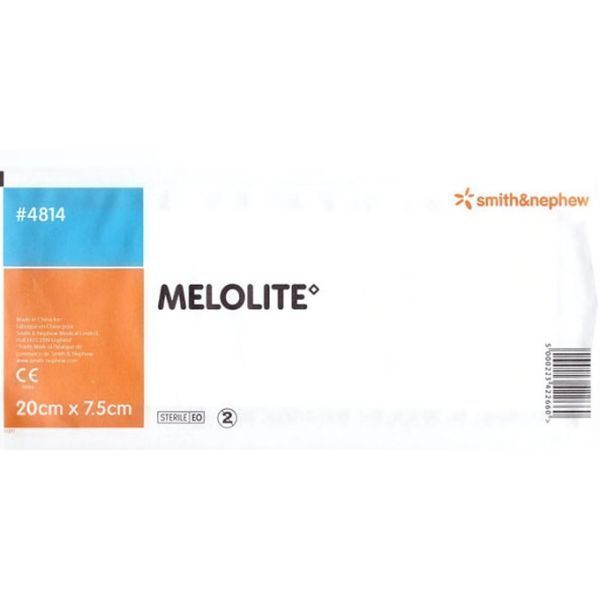 Melolite Non-Adhesive Dressing 7.5x20cm - Melolite product image for SEO optimization