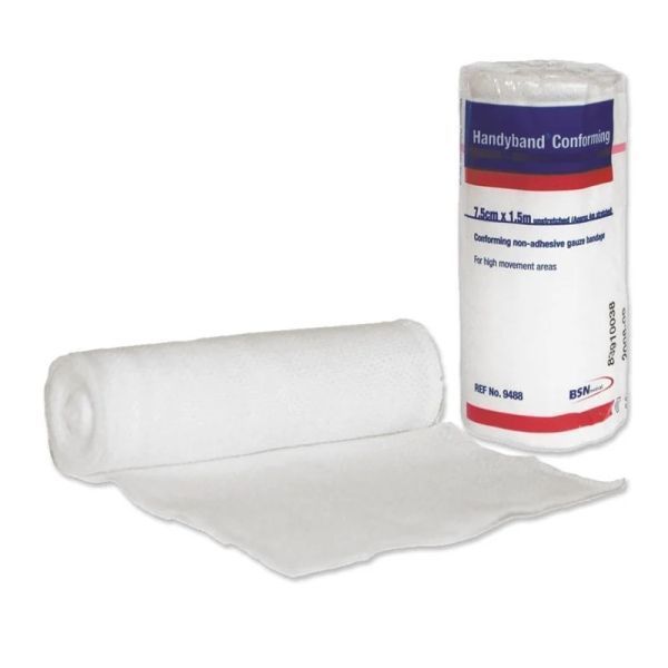 Handyband Gauze Bandage 7.5cmx1.5m - Handyband product image for SEO optimization
