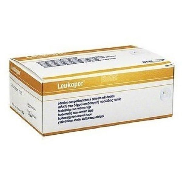 Leukopor Hypoallergenic Tape 2.5cmx9m - Leukopore product image for SEO optimization