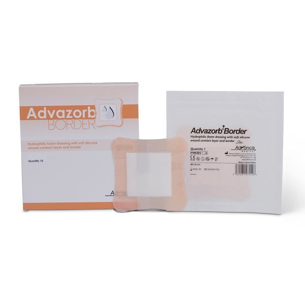 Advazorb Border Silicone Dress 12.5x12.5cm - Image 3