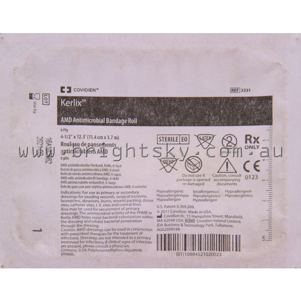 Kerlix Antimicrobial Dressing Sterile 11.4cmx3.7m - Kerlix product image for SEO optimization