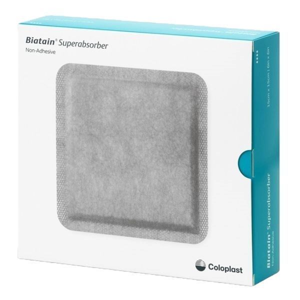 Biatain Superabsorber Dressing 20cm x 30cm Box 10 - Biatain product image for SEO optimization