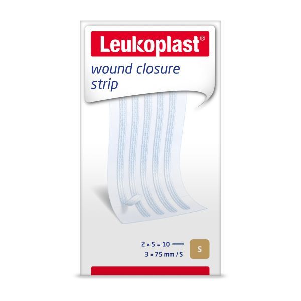 Leukoplast Wound Closure Strip Sterile 3mm x 75mm White - Image 2