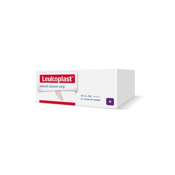 Leukoplast Wound Closure Strip Sterile 6mm x 75mm Natural - Image 2