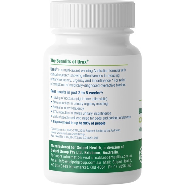Urox Bladder Control 60 Capsules - Image 3