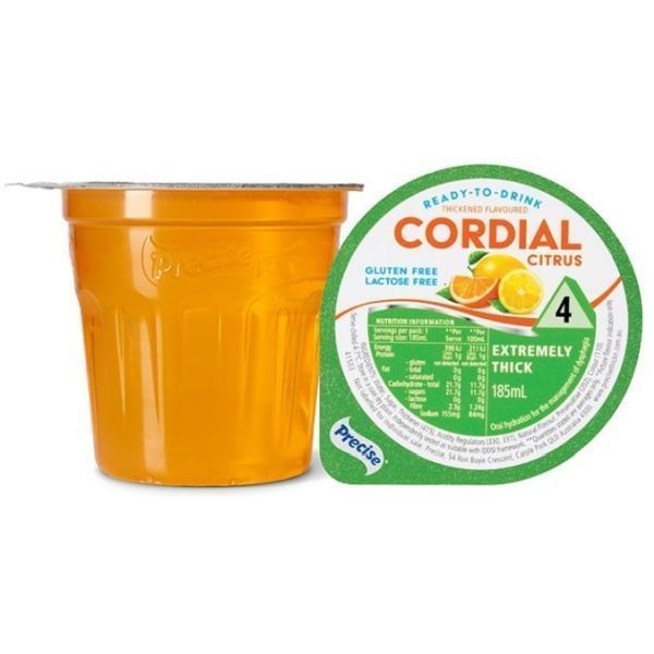 Precise Ready to drink Citrus Cordial Extremely Thick/Level 4 - Precise product image for SEO optimization