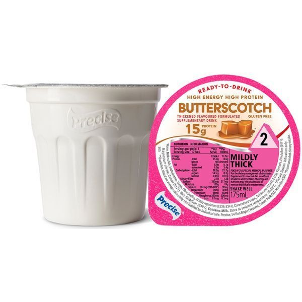Precise Ready To Drink High Energy High Protein Butterscotch Level 2 185ml - Precise product image for SEO optimization