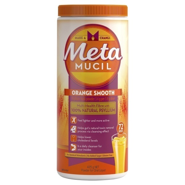 Metamucil Smooth Orange Powder 425g - Metamucil product image for SEO optimization