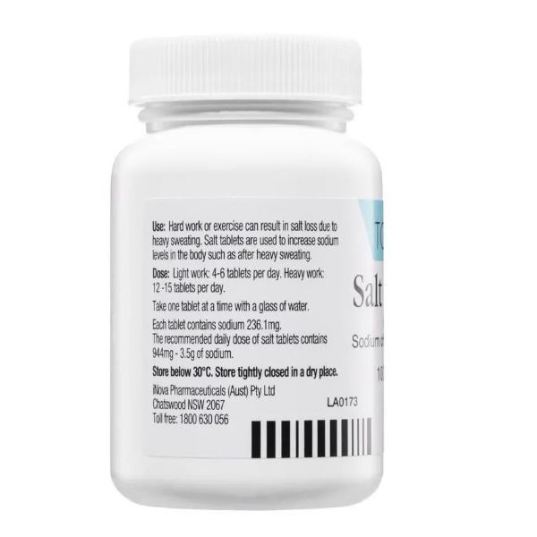 Toppin Salt 600mg 100 Tablets - Image 2