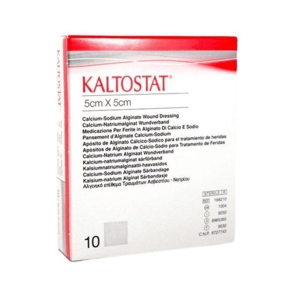 KALTOSTAT Alginate Calcium Sodium Dressing 5x5cm - Kaltostat product image for SEO optimization