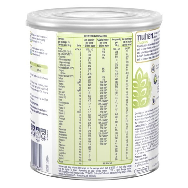 Nutren Diabetes 825g - Image 3