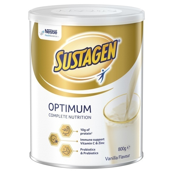 Sustagen Optimum 800g Can - Sustagen product image for SEO optimization