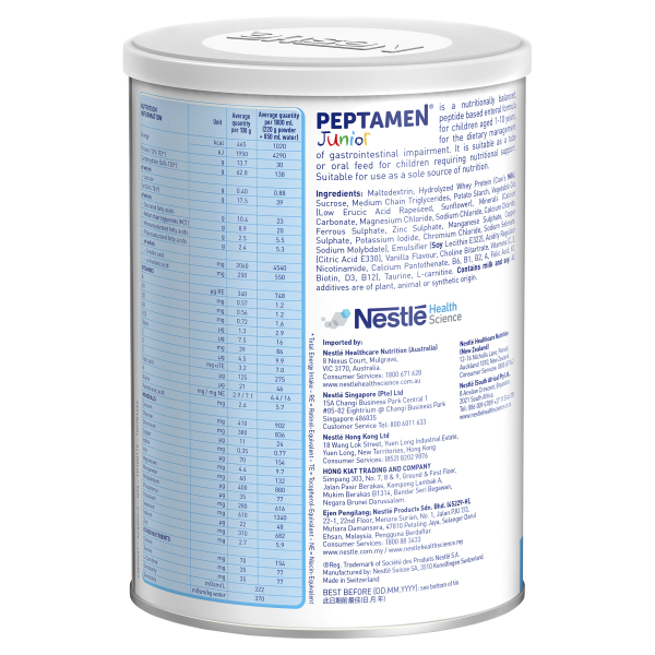 Peptamen Powder Junior 400g Can - Image 3