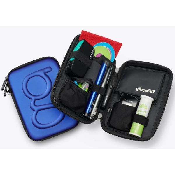Glucology Glucology Diabetes Classic Travel Case Blue product image for SEO and accessibility