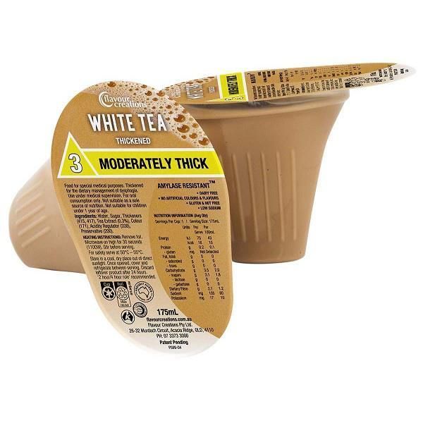 Flavour Creations White Tea Flavoured Drink 175ml Level 3 Moderately Thick - Flavour Creations product image for SEO optim...