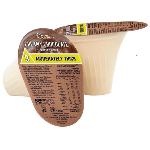 Flavour Creations Creamy Chocolate Drink 175mL Level 3 Moderately Thick - Flavour Creations product image for SEO optimiza...