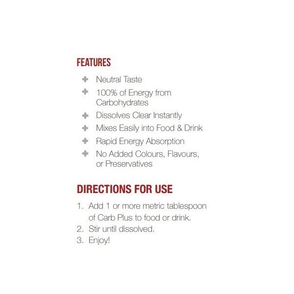 Carbohydrates Plus 1kg Can - Image 3