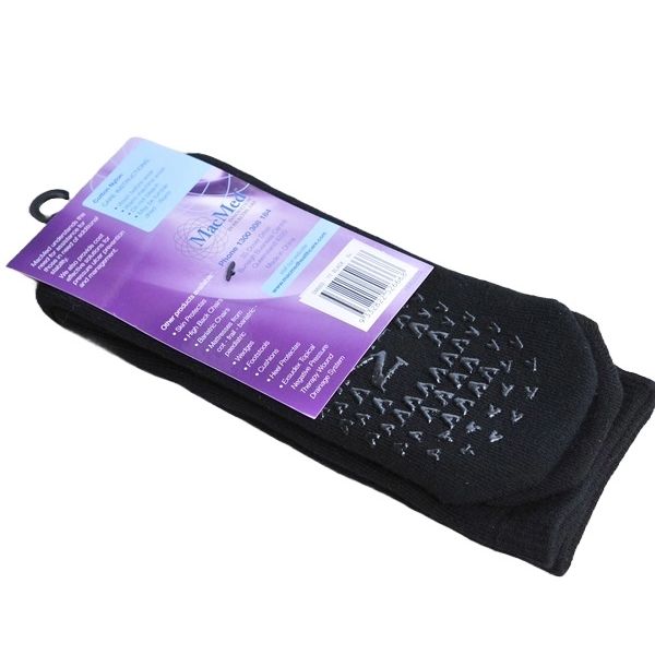 Safesox Slip Resistant Socks Small Black - Image 2