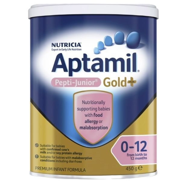 Aptamil Gold+ Pepti Junior 450g Can - Nutricia product image for SEO optimization