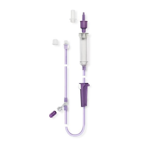 Flocare Gravity Pack Set Y-Port and drip chamber - Flocare product image for SEO optimization