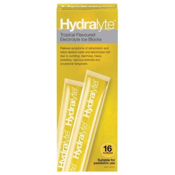 Hydralyte Tropical Ice Block Pk16 - Hydralyte product image for SEO optimization