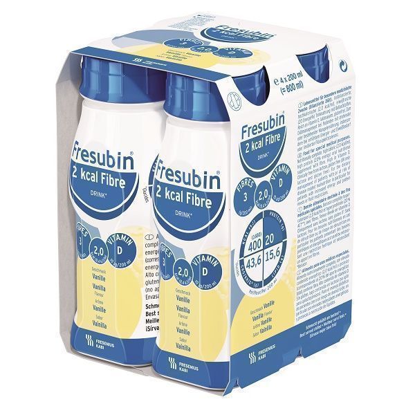 Fresubin 2kcal Drink Vanilla 200mL Easybottle Pack 4 - Fresubin product image for SEO optimization