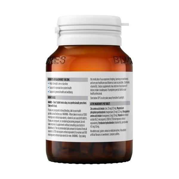 Blackmores Bio Zinc 168 tabs - Image 2