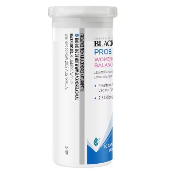 Blackmores Probiotics + Womens Flora Balance 30 Capsules - Image 3