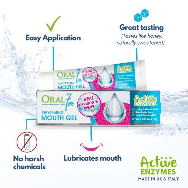 Oral 7 Moisturising Dry Mouth Gel 10ml - Image 3