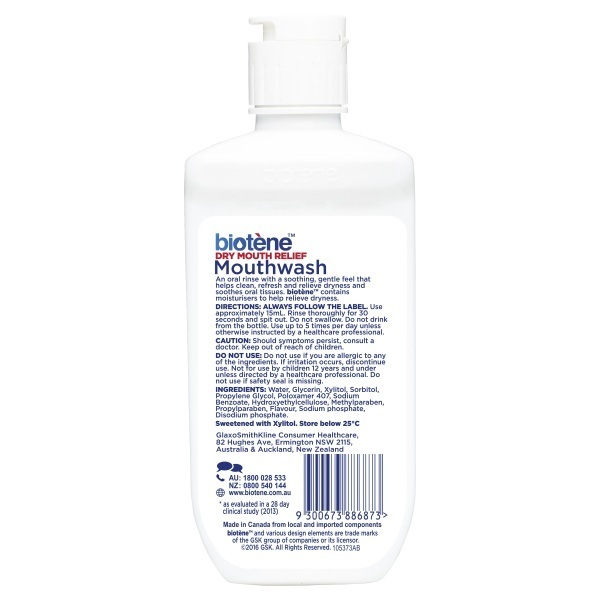 Biotene oral balance mouth wash 235mL - Image 4