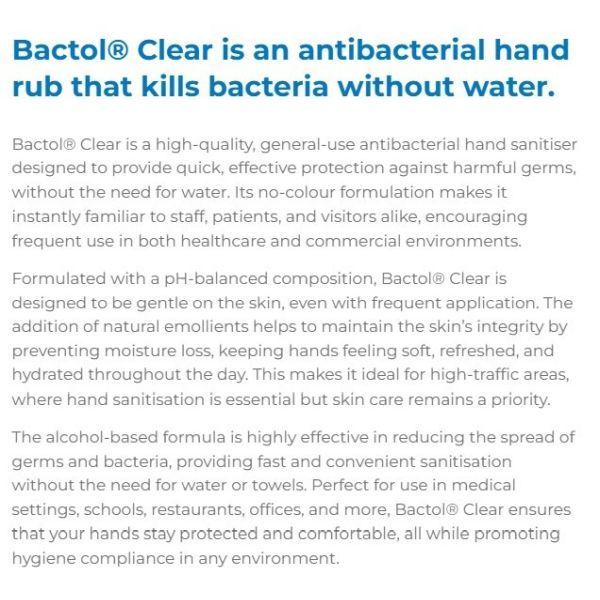 BACTOL Clear 1L - Image 3