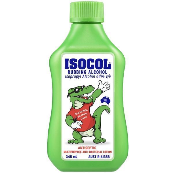 Isocol Isocol Rubbing Alcohol 345ml product image for SEO and accessibility