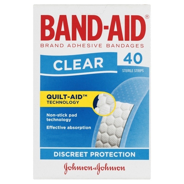 Johnson and Johnson Band- Aid Clear Strips Pack 40 - Image 2