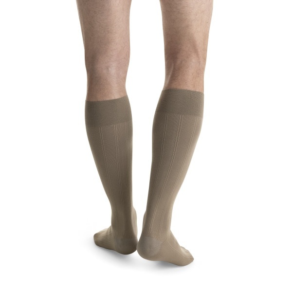 JOBST For Men Casual Knee High Large Khaki 30-40mmHg - Image 2