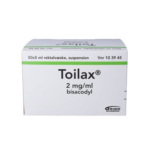 Image of Toilax Enema 2mg Box 50 by Toilax