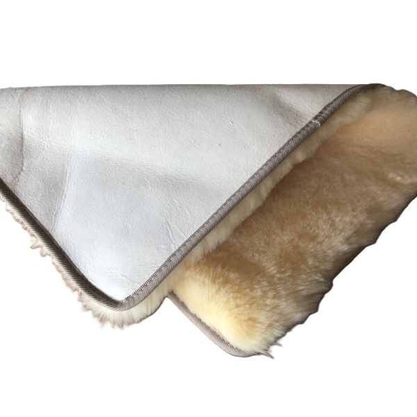 Wheelchair Seat Pad with Binding & Velcro Gold 50cm X 50cm - Image 2