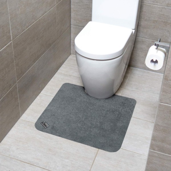 Conni Toilet Floor Mat Grey 55cm x 60cm