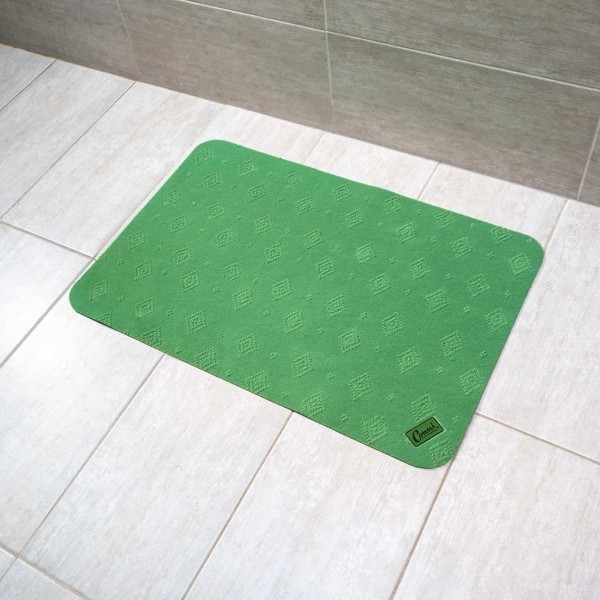 Conni Classic Anti-Slip Floor Mat Green 60cm x 90cm - Image 3