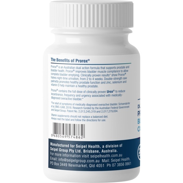 Prorox Prostate And Bladder Control 60 Capsules - Image 3