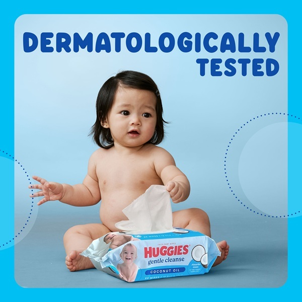 Huggies Baby Wipes Coconut Scented Pk80 - Image 2