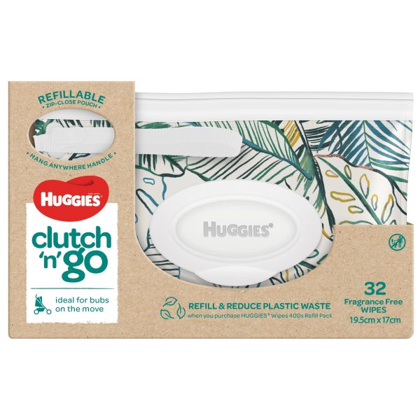 Huggies Huggies Clutch N Go Thick Baby Wipes Pk32 product image for SEO and accessibility