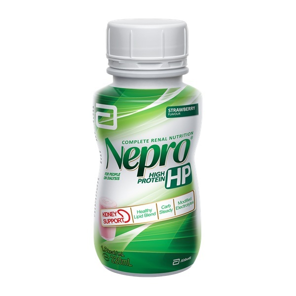 Nepro High Protein Strawberry 220ml - Nepro product image for SEO optimization